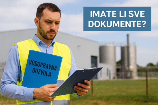 Vodopravna dozvola – inspekcija provjerava dokumentaciju za ispuštanje otpadnih voda